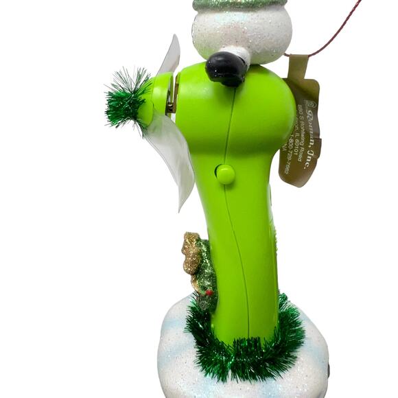 Roman Inc Fan-Tasticks Snowman with Spinning Fan Lights 1990's Christmas Holiday - Picture 8 of 16